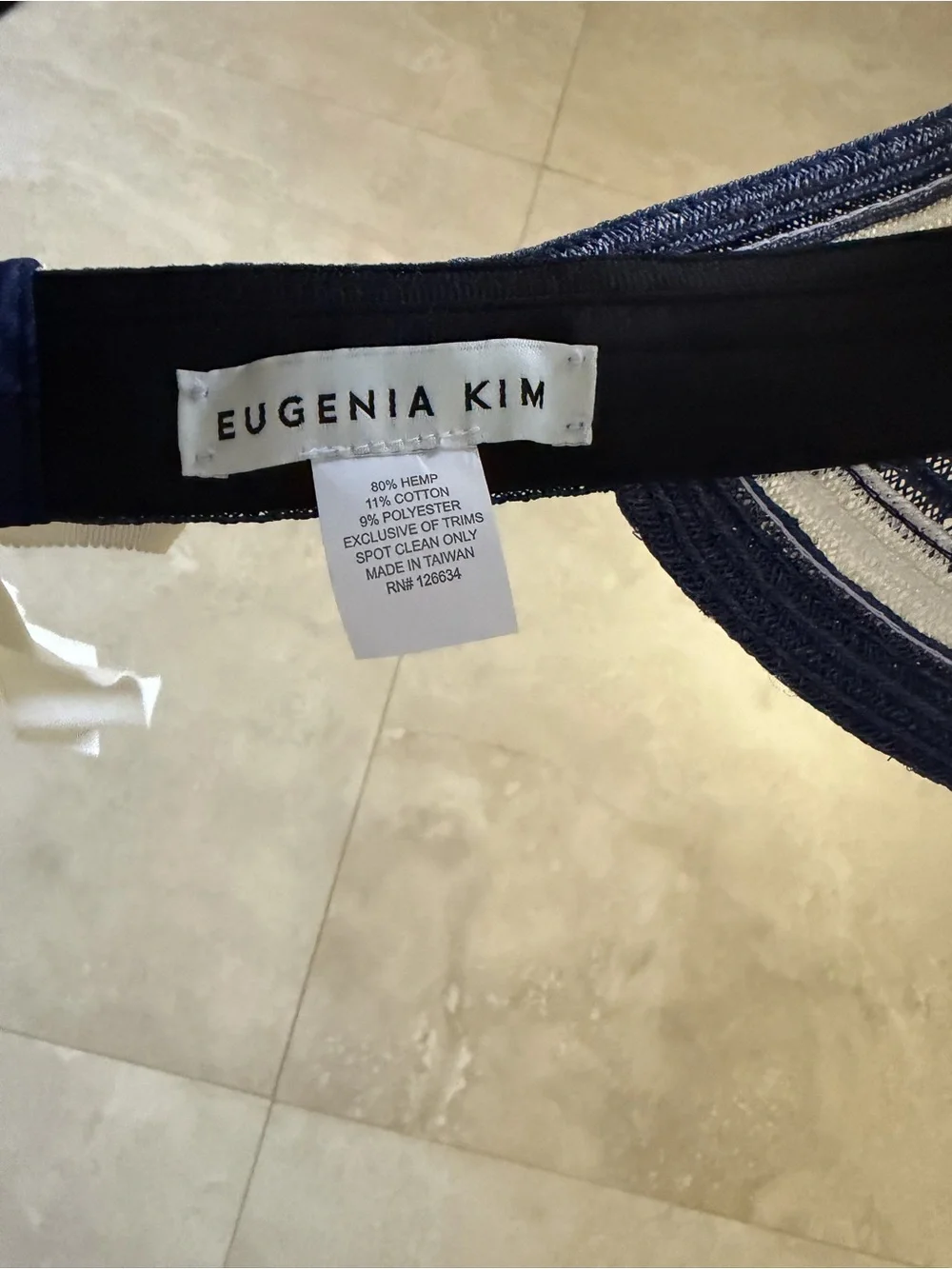 Eugenia Kim Ricky Bicolor Packable Visor